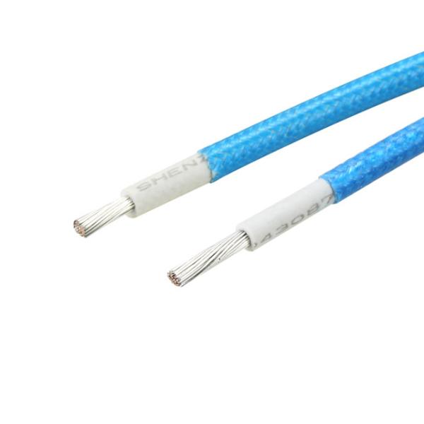 250°C High Voltage High Temperature Wire , Fiberglass Braided Wire UL3254
