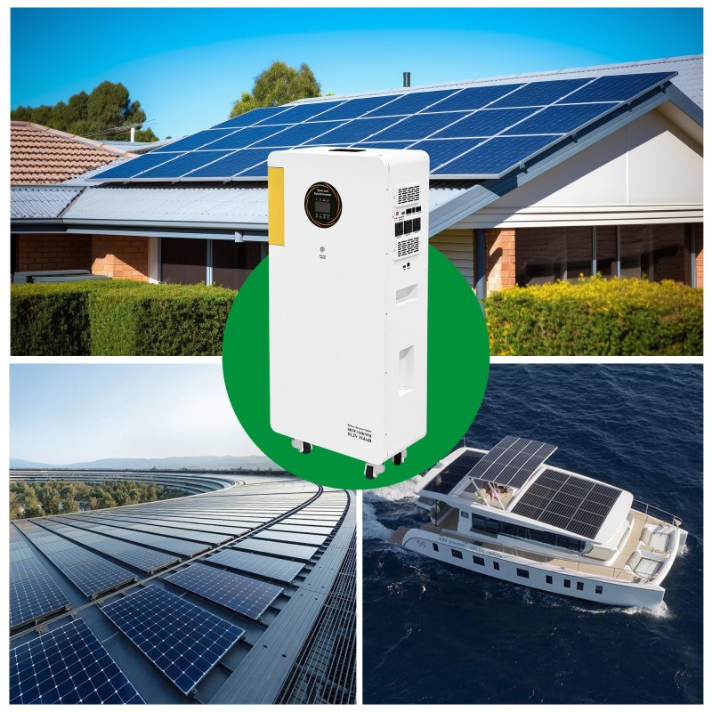 6KW&16kWh  All‑in‑One Off‑Grid Solar Energy Storage System LiFePO4 Battery Built‑in Inverter 230VAC