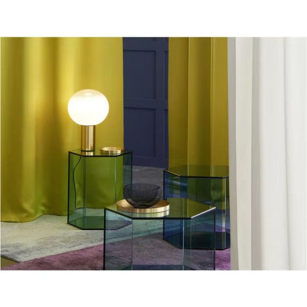 Nordic Modern Glass Ball Metal Matte Laguna Table Lamp(WH-MTB-199)