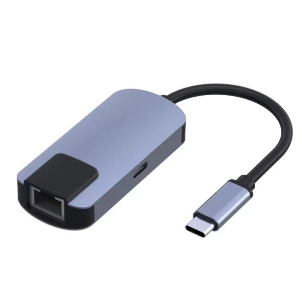 Data Transmission Usb Type C To Ethernet Adapter , converter type c to rj45