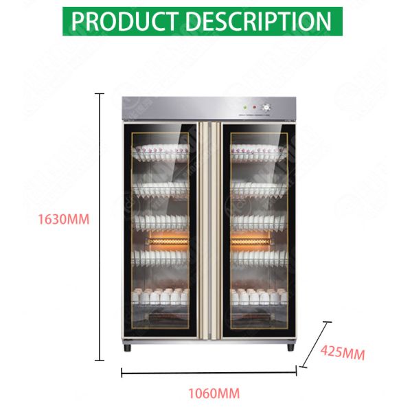 Household Dish Disinfection Cabinet /double door Dish Sterilizer