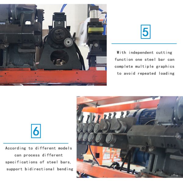 Fully Automatic 3 Axis 5 Axis 2d 3d CNC Metal Steel Bar Solid Wire Bending Forming Machine