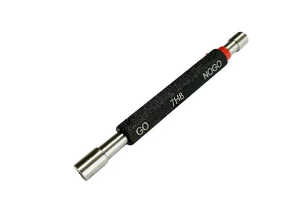 Bearing Steel GO and NO GO 7H8 Plain Plug Gauge with Calibration Certificate