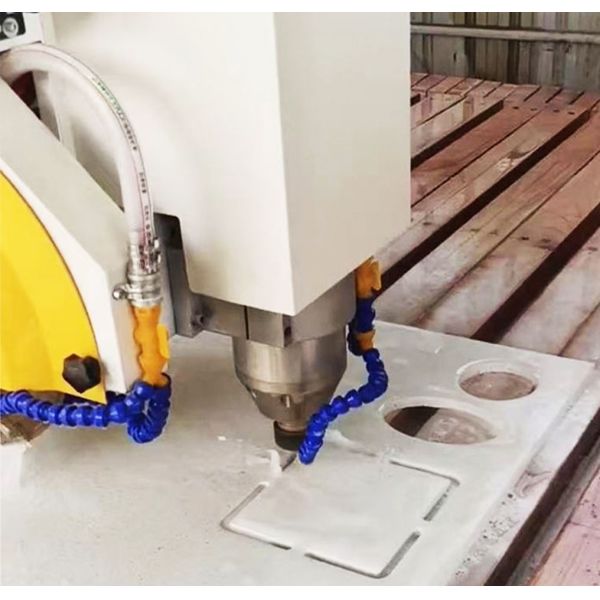 ZEUS 5 Axis Bridge Cutting Machine for Marble CNC 5+3 Axis Motor Core 380V/220V Compatible 15kw Power