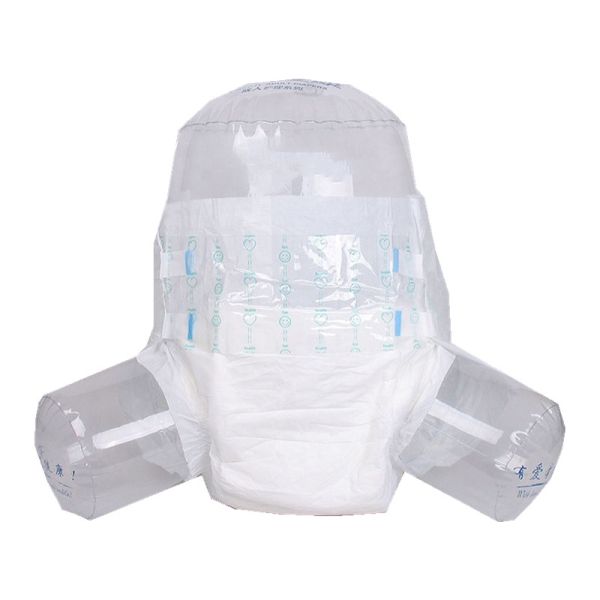 Hydrophobic Disposable Adult Diapers 1800ml 3D Leak Prevention Channel