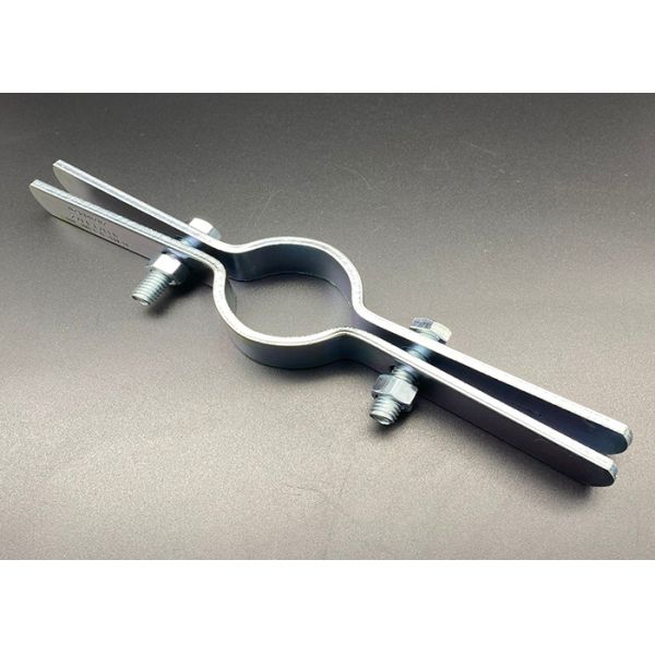 HDG Hanger Riser Pipe Clamp Sz3/8 Inch Heavy Duty Pipe Hangers Ss316 Powder Coated