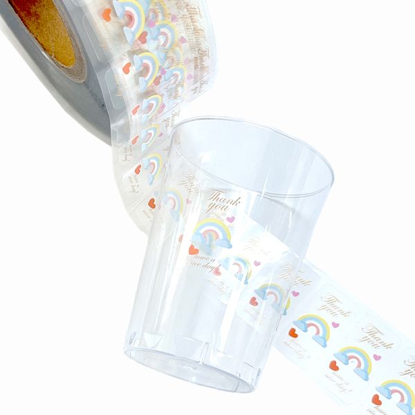 Customizable  Adhesive Juice Bottle Labels Durable Long-Lasting Vinyl for Beverage Perfume Branding Packaging Personalized
