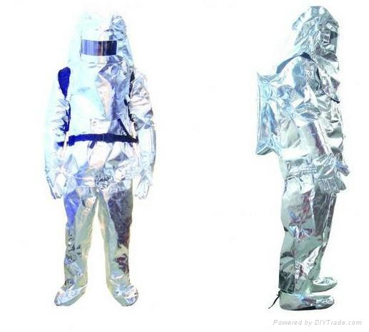 Aluminum foil Fire protective suit