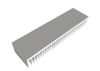 Profils en aluminium anodisés naturels d'extrusion de radiateur, radiateur en aluminium