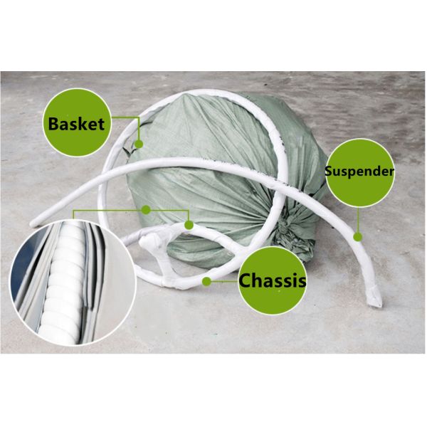 Вымываемая висячая корзина катушка балкон висячая корзина