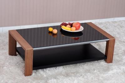 Wood Living Room Furniture,Tempered Glass Coffee/Cocktail Table,End Table,Sofa Table,MDF with Ash/Oak/Walnut veneer