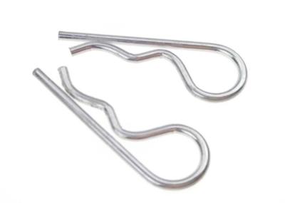 Zinc Carbon Steel DIN 11024 Fastener Pins R Spring Cotter Pin for Security Snap 2 X 50 mm