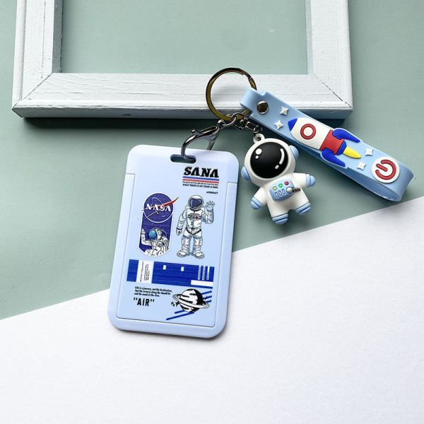 Silicone Card Holder Vertical With Lanyard Neck Strap Heavy Duty ID Card Business Card Offices Supplies