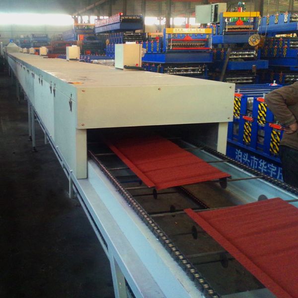 Glazed Zinc Stone Coating Roof Antique Tile Roll Forming Machine High Speed 6-8m/min