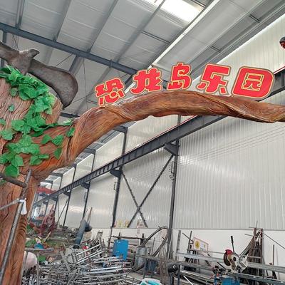 Puerta de Dinosaurio Animatrónica Personalizada para Parques Temáticos