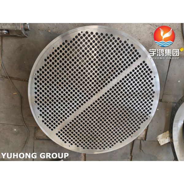 Placa tubular para intercambiador de calor de acero al carbono Grado 70 ASTM