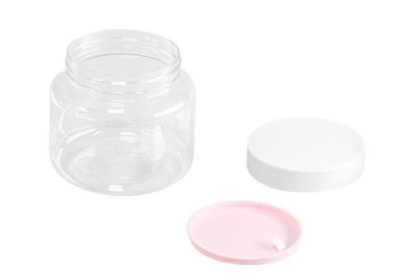 Frasco de creme PET de 300ml de material reciclável para embalagens de cosméticos e loções para o corpo
