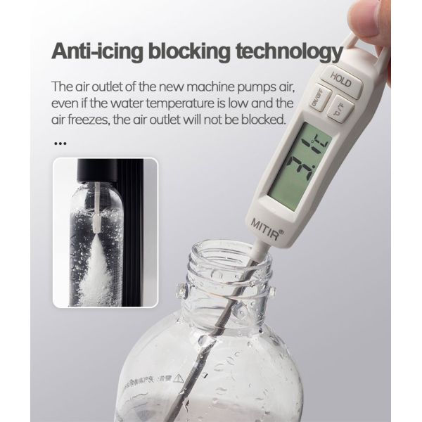 1 Liter Carbonated Water Machine For Home ABS PET