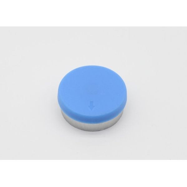20.3*7.3mm Tear Off Caps Customized Logo Plastic PP And Aluminum Material
