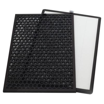 H13 Grade HEPA Filter and Activated Carbon Filter for Air Purifiers with 99.97% Efficiency and Smoke Removal