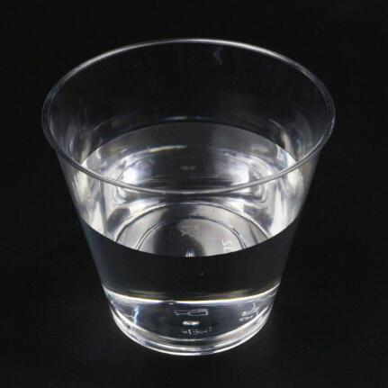 Taças descartáveis redondas transparentes 5OZ PS com logotipo personalizado