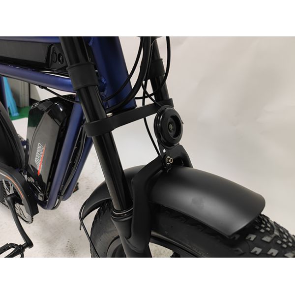 Retro E Bike GOMID 1000W Hub Motor Fat Tire Electric Bicycle with Full Suspension and High Capacity Lithium Battery