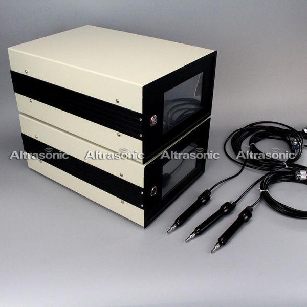 Step or continuous Ultrasonic Plastic Welding Equipment / Wire Embossing Machine
