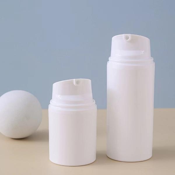 Crimp Dispenser Pump Airless Bottle With Different Capacity 30ml 50ml 80 100ml 120ml 150ml