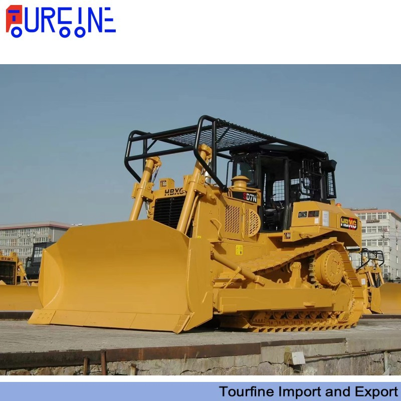 230 HP HBXG SD7N Bulldozer Construction Equipment With Ripper And ROPS Cabin