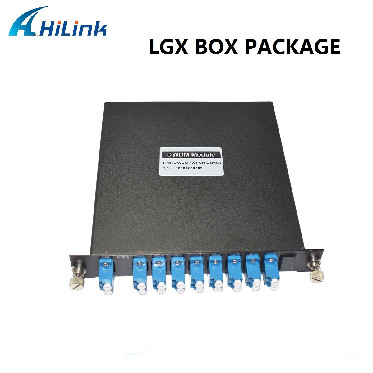 Волокно пакета DWDM Mux Demux коробки модуля Pluggable LGX 8CH DWDM двойное с LC UPC