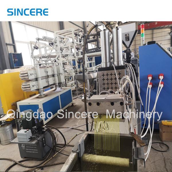 Hydraulic PP Pelletizing Line PE PET Pelletizing Line Twin Screw