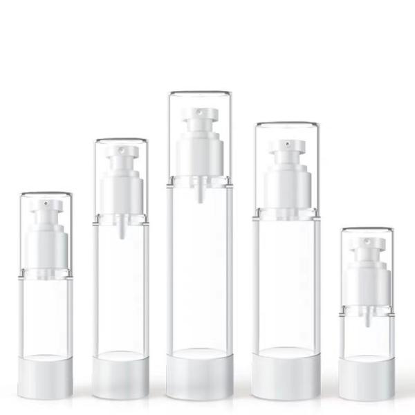 プラスチックエアレスボトル 15ml～120ml スプレーヘッド付き