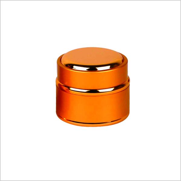 pacote cosmético do frasco de creme de alumínio de 7g 15g 20g 30g 50g em volta de MSDS