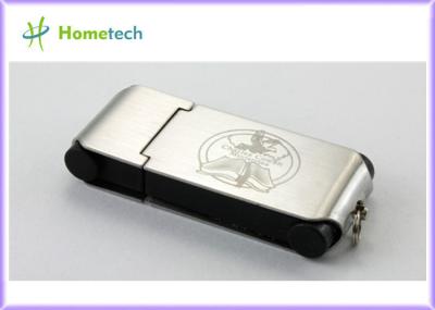 L'éclair principal d'USB d'entraînement/en métal de pouce en métal de gravure/impression de logo conduit