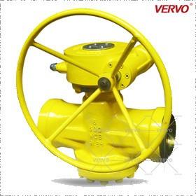 Fornecedor material lubrificado equilíbrio invertido DN200 da válvula de tomada do aço de carcaça WCB do corpo de válvula da tomada da pressão da classe 600 de BW