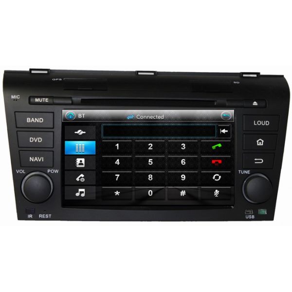Ouchuangbo Auto Radio Stereo DVD Player for Mazda 3 2004-2009 USB iPod GPS Navi System OCB-7003A