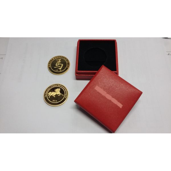 custom coin / gold coin / silver coin with coin box