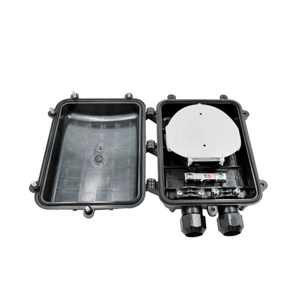 Закрытие FTTH IP68 6-96 соединения оптического волокна доказательства 2 портов на открытом воздухе водоустойчивое УЛЬТРАФИОЛЕТОВОЕ вырезает сердцевина из