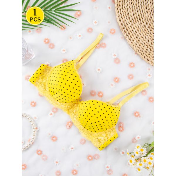 Thin Cup Lace Women Underwear Breathable and Comfortable Small Chest Gathered Ladies Bra Wholesale