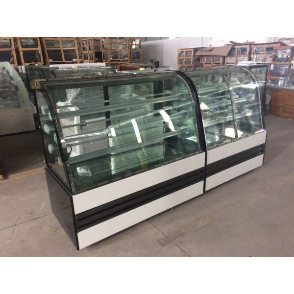 Refrigerated Cake Display Fridge Cabinet Air Cooled 3 Shelves