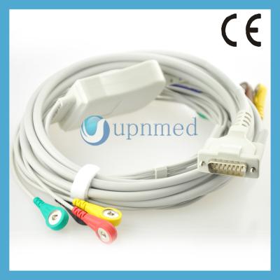 Schiller EKG Cable with 12 -leadwires, snap
