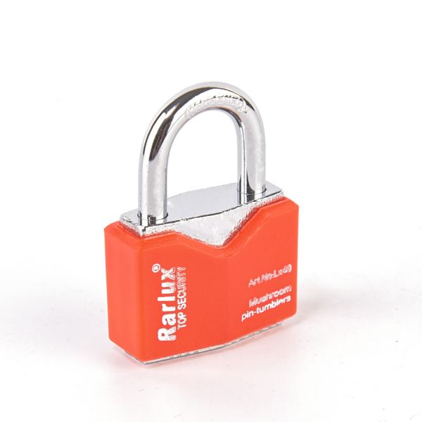 Hot Selling Wholesale China Padlock  Plastic Cover Rhombic Type Iron Padlock