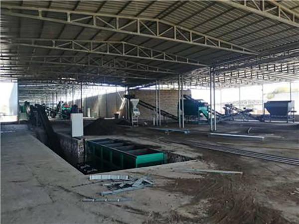 Linha de produção pequena tratamento por lotes automático do pó da planta do adubo orgânico de 220V