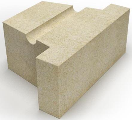 High Alumina Refractory Brick with Temperature Capability of 1700-1800C Weight ≥ 3.2 Kg