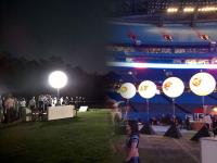 Luz ambiente máxima LED 200W 400W del globo de la luna del efecto luminoso