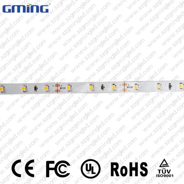 60 LEDs / M SMD LED Flexible Strips For Indoor Decoration 10 MM PCB Width