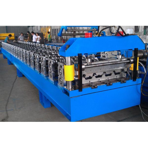 hoja acanalada de acero galvanizada anchura de alimentación de 1250m m que hace velocidad de la máquina