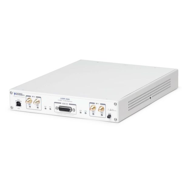 National Instruments NI-USRP-2945 Software Defined Radio Device with 10 MHz to 6 GHz RF Frequency Range 80 MHz Bandwidth and Kintex-7 410T FPGA