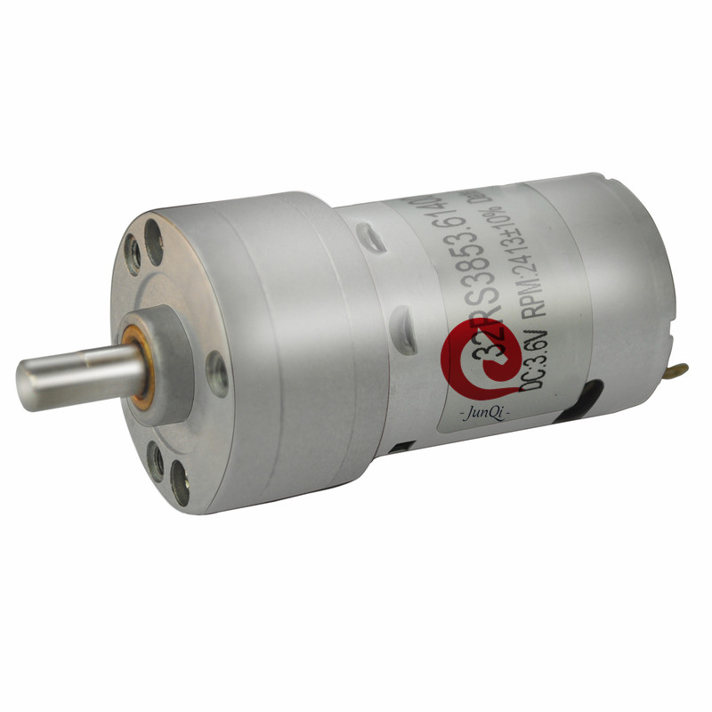 Мотор DC редуктора мотора 24V 32mm коробки передач DC JUNQI 32RS385 электрический для денег считая машину