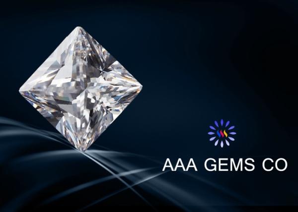 8.5 MM Diamond Moissanite Princess Square In Supper White Color